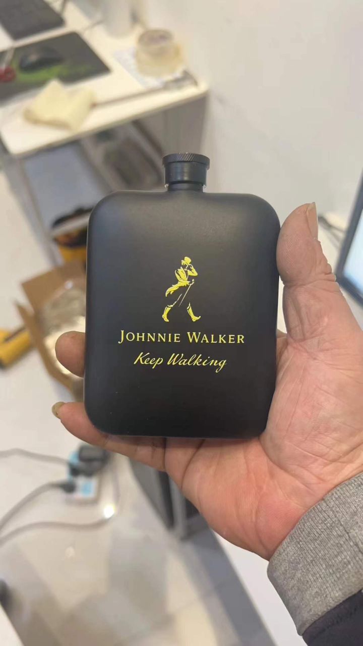 Custom Johnnie Walker Hip Flask