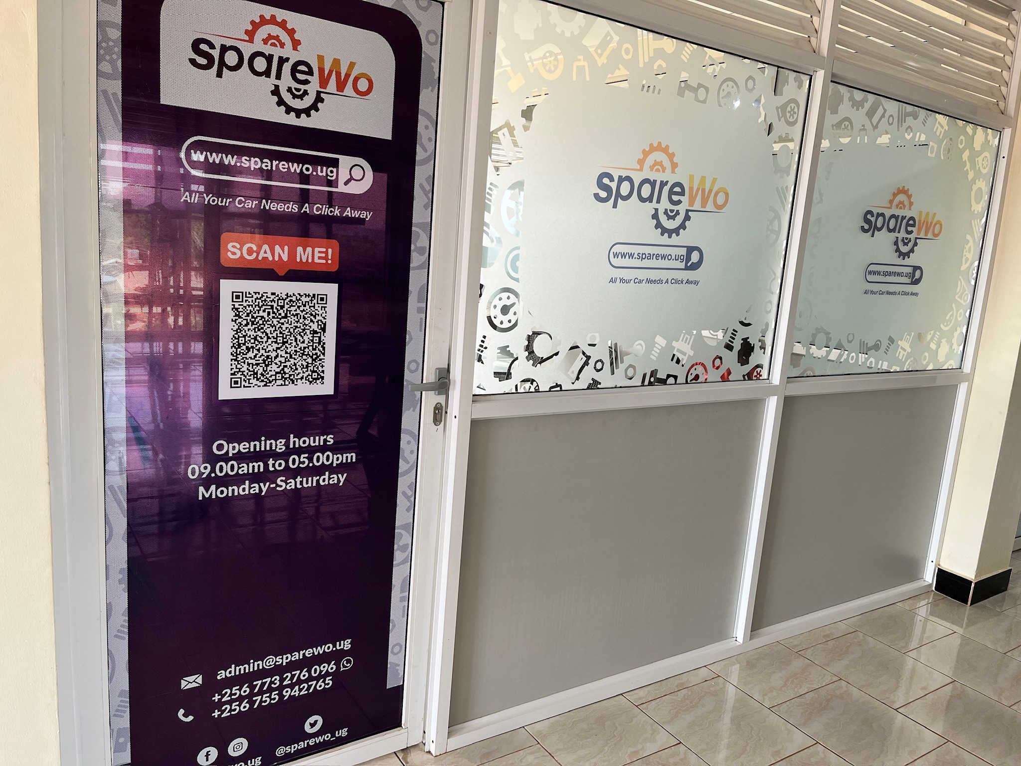 SpareWo Office Branding