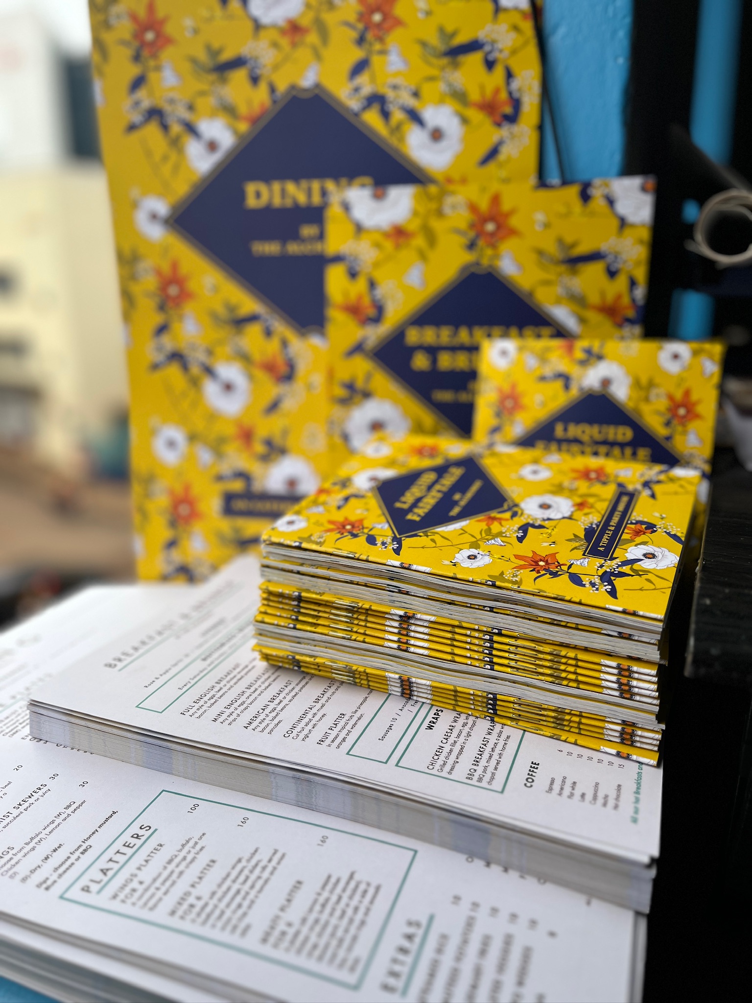 The Alchemist Menus