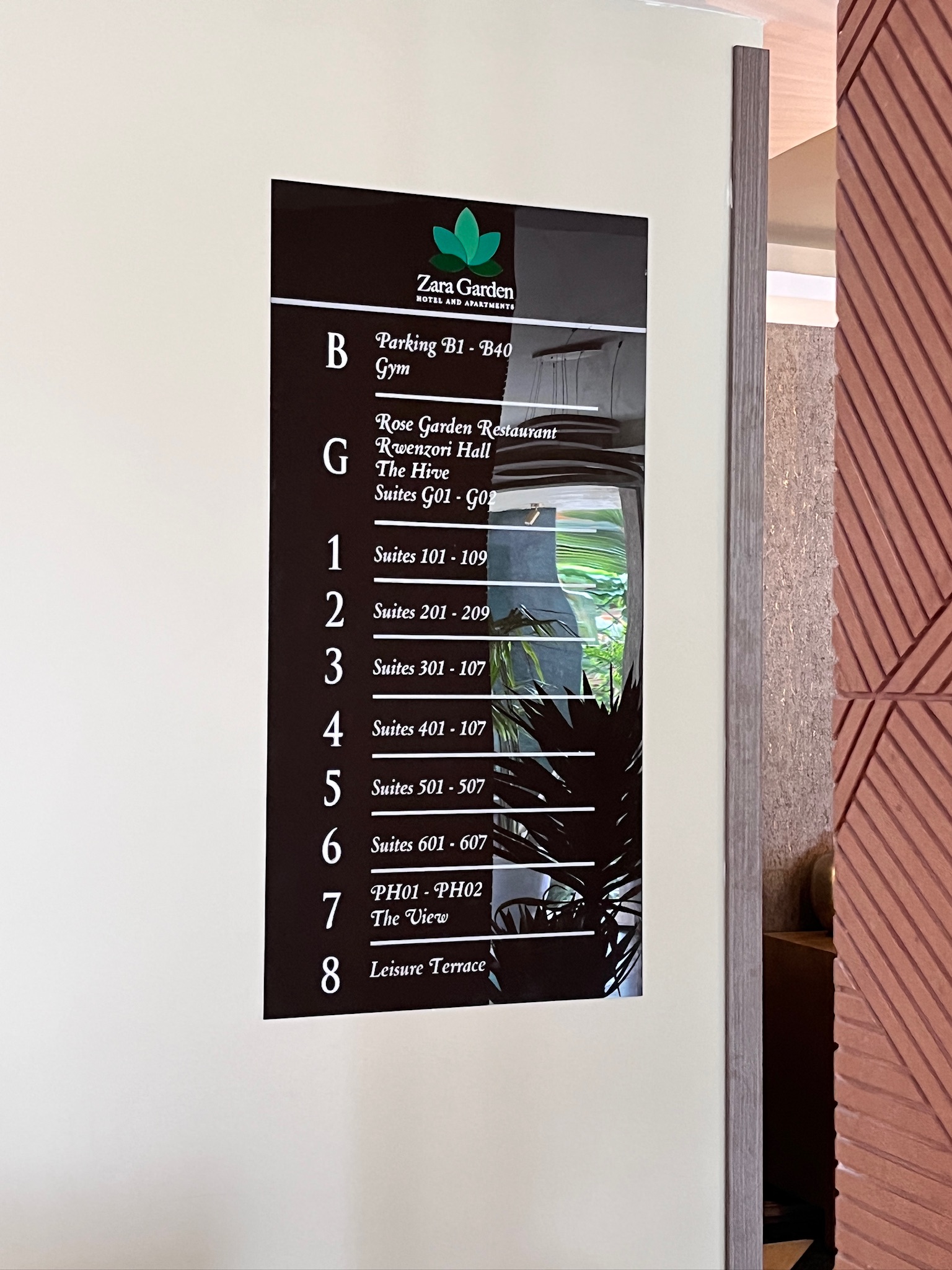 Hotel Wayfinder Signages