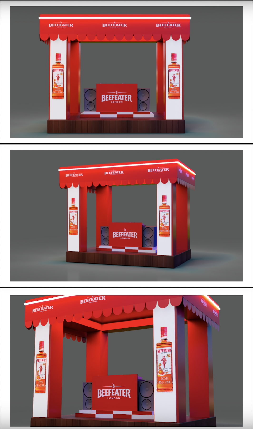 Beefeater Brunch Dj Booth Concept